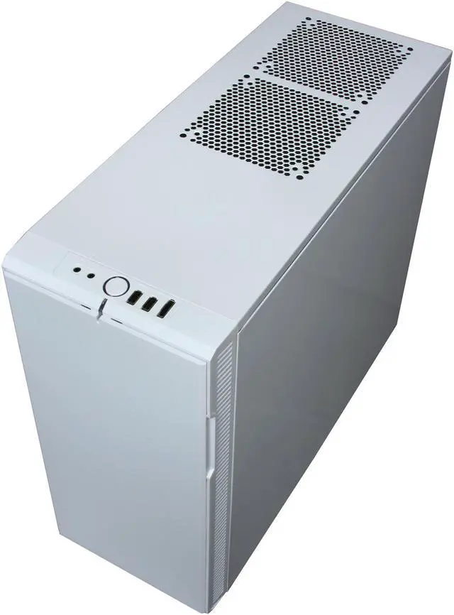 Alt view image 9 of 11 - Fractal Design Define R3 White ATX Mid Tower Silent PC Computer Case