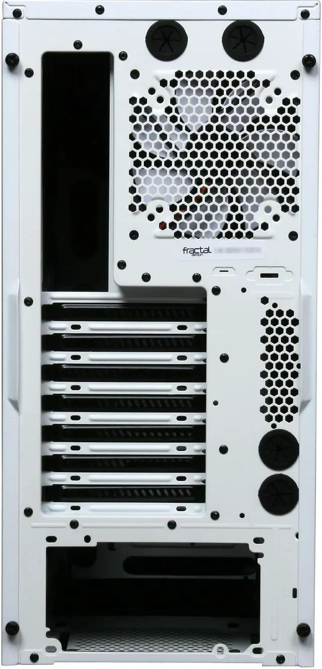 Alt view image 10 of 11 - Fractal Design Define R3 White ATX Mid Tower Silent PC Computer Case