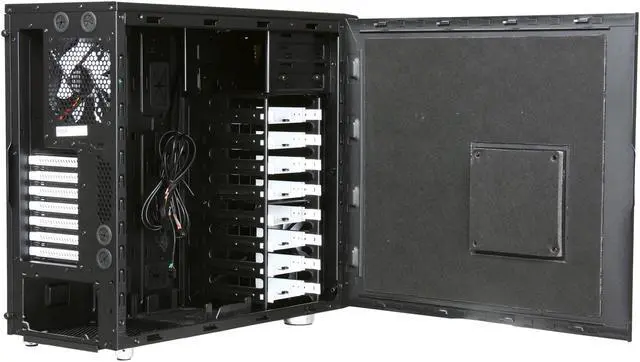 Alt view image 6 of 11 - Fractal Design Define R3 Black ATX Mid Tower Silent PC Computer Case