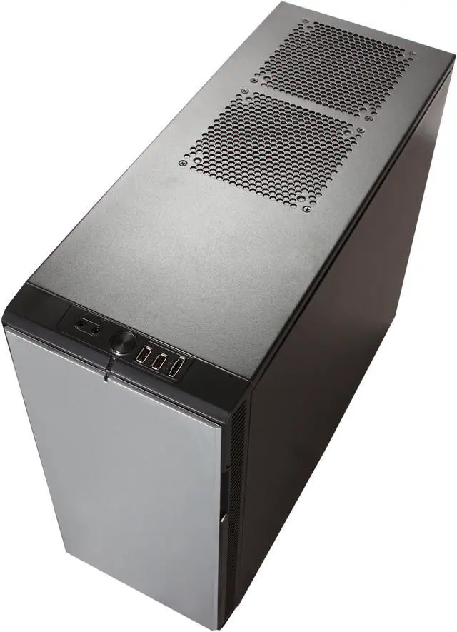 Alt view image 8 of 10 - Fractal Design Define R3 Silver Arrow ATX Mid Tower Silent PC Computer Case
