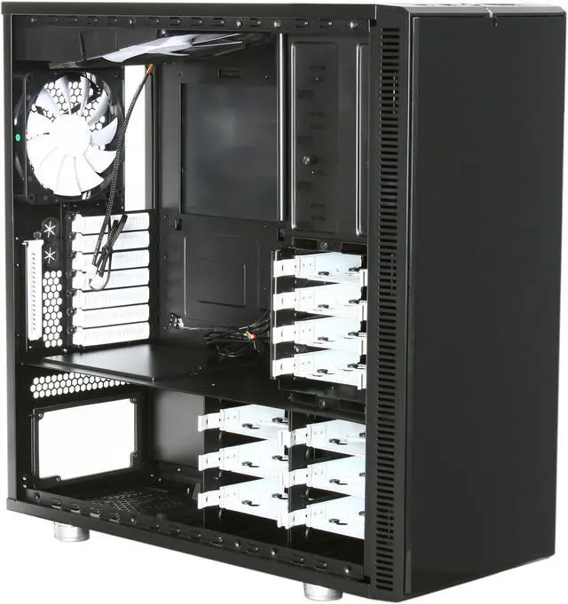 Alt view image 8 of 11 - Fractal Design Define XL Black ATX Full Tower Silent PC Computer Case