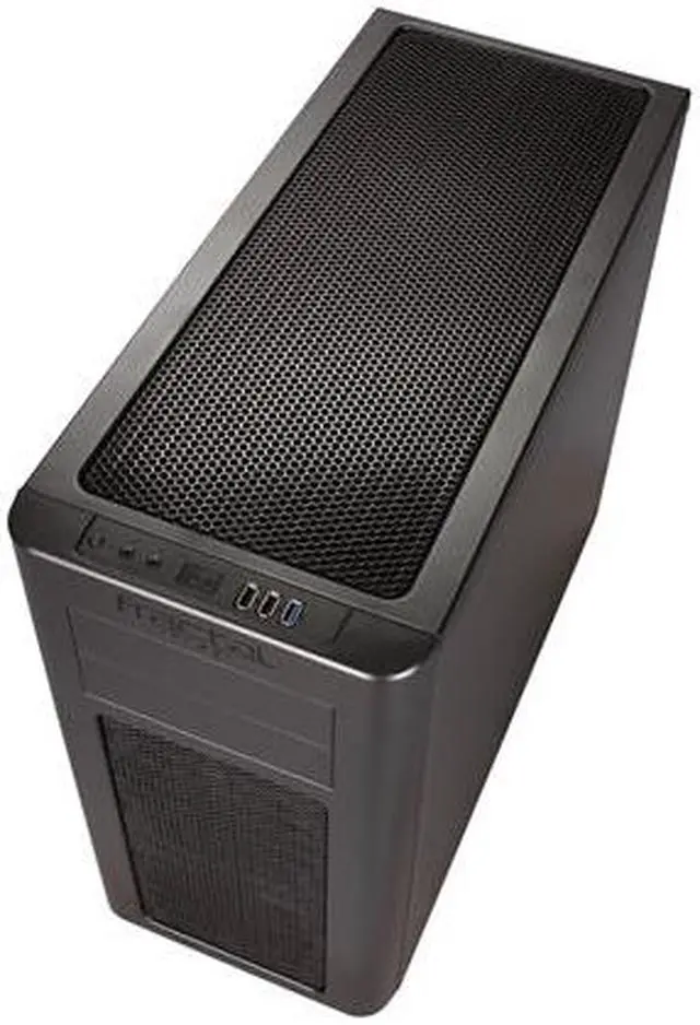 Alt view image 8 of 10 - Fractal Design Arc Midi Black High Performance PC Computer Case w/ USB 3.0 and 3 x Fractal High Performance 140mm fans