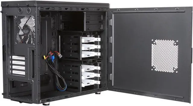 Alt view image 6 of 10 - Fractal Design Arc Mini Black High Performance PC Computer Case w/ USB 3.0 and 3 Fractal Design Silent Fans