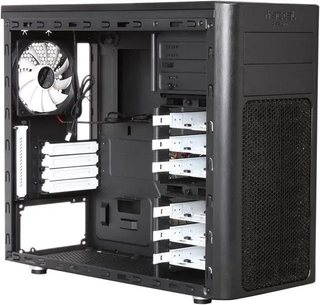 Alt view image 8 of 10 - Fractal Design Arc Mini Black High Performance PC Computer Case w/ USB 3.0 and 3 Fractal Design Silent Fans