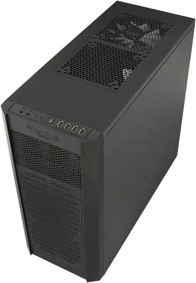 Alt view image 9 of 11 - Fractal Design Core 3000 ATX Mid Tower Computer Case w/ 3 Fans
