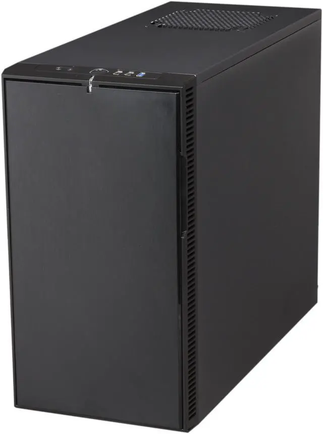 Alt view image 3 of 10 - Fractal Design Define Mini Black Silent MATX Mini Tower Computer Case