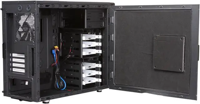 Alt view image 6 of 10 - Fractal Design Define Mini Black Silent MATX Mini Tower Computer Case
