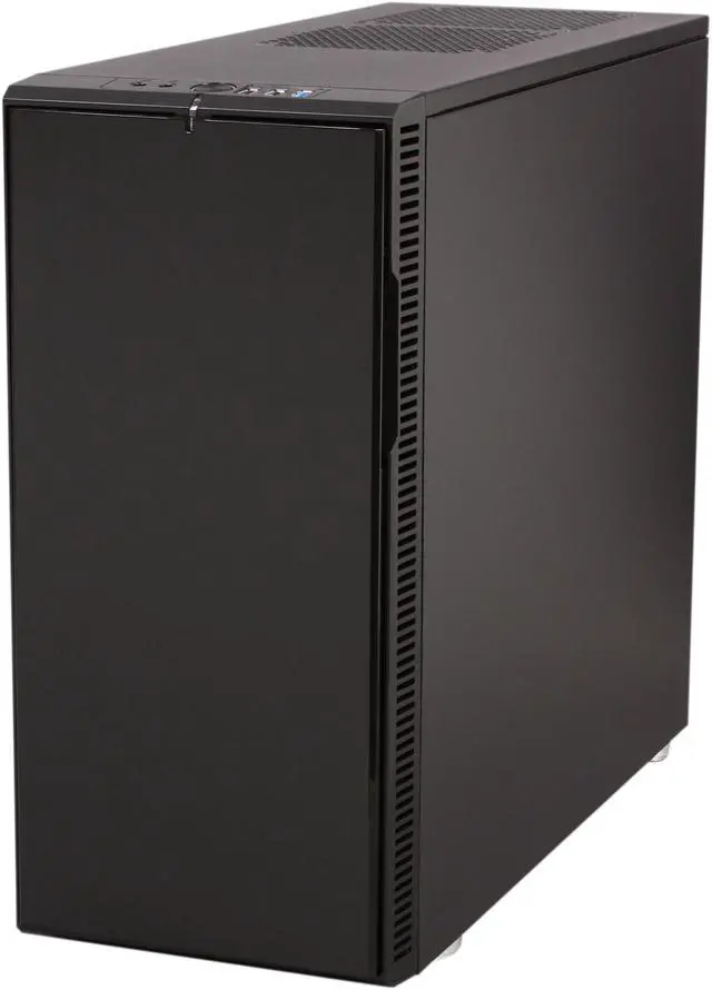 Alt view image 3 of 12 - Fractal Design Define R3 Black Pearl w/ USB 3.0 ATX Mid Tower Silent PC Computer Case