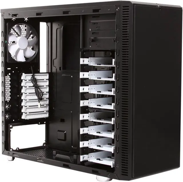 Alt view image 10 of 12 - Fractal Design Define R3 Black Pearl w/ USB 3.0 ATX Mid Tower Silent PC Computer Case