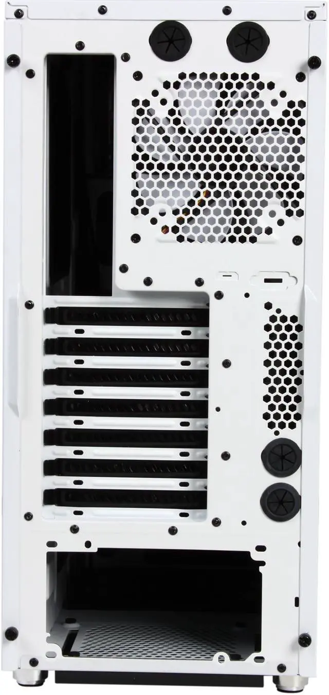 Alt view image 13 of 14 - Fractal Design Define R3 Arctic White w/ USB 3.0 ATX Mid Tower Silent PC Computer Case