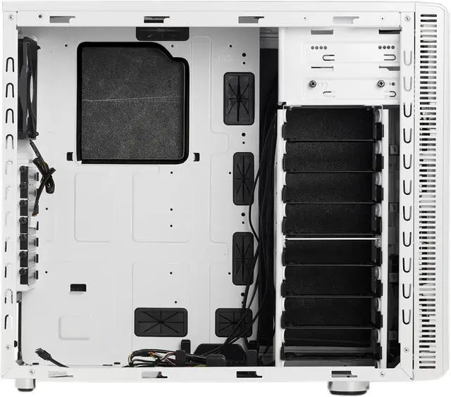 Alt view image 4 of 14 - Fractal Design Define R3 Arctic White w/ USB 3.0 ATX Mid Tower Silent PC Computer Case