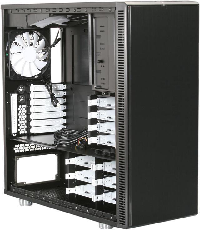 Alt view image 7 of 9 - Fractal Design Define XL Black Pearl w/ USB 3.0 ATX Full Tower Silent PC Computer Case