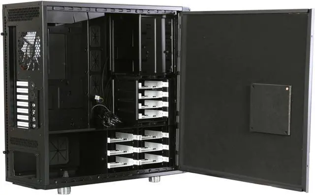 Alt view image 5 of 10 - Fractal Design Define XL Titanium Grey w/ USB 3.0 ATX Full Tower Silent PC Computer Case