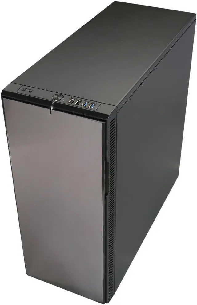 Alt view image 9 of 10 - Fractal Design Define XL Titanium Grey w/ USB 3.0 ATX Full Tower Silent PC Computer Case