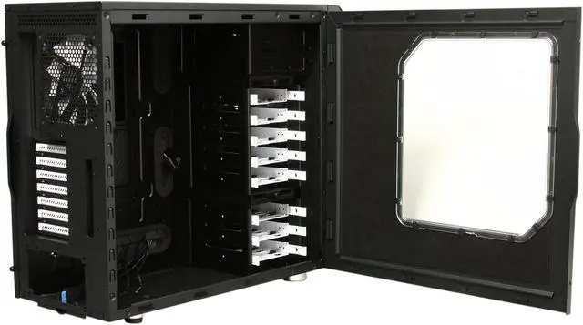 Alt view image 5 of 10 - Fractal Design Define R4 Black Window Silent ATX Midtower Computer Case