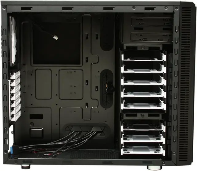 Alt view image 6 of 10 - Fractal Design Define R4 Black Window Silent ATX Midtower Computer Case