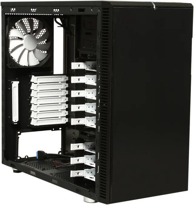 Alt view image 7 of 10 - Fractal Design Define R4 Black Window Silent ATX Midtower Computer Case