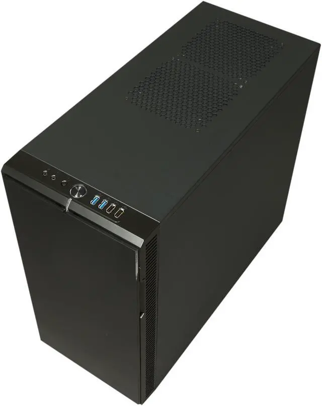Alt view image 8 of 10 - Fractal Design Define R4 Black Window Silent ATX Midtower Computer Case