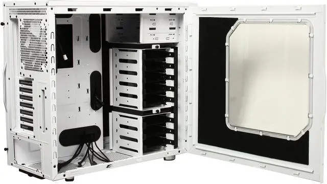 Alt view image 5 of 10 - Fractal Design Define R4 with Window Arctic White Silent ATX Mid Tower Case