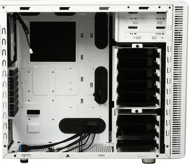 Alt view image 6 of 10 - Fractal Design Define R4 with Window Arctic White Silent ATX Mid Tower Case