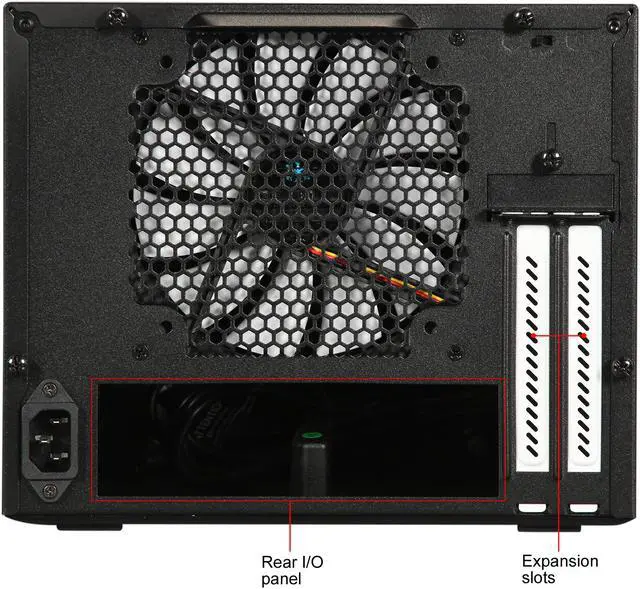 Alt view image 6 of 12 - Fractal Design Node 304 Black Aluminum/Steel Mini-ITX Small Form Factor Computer Case