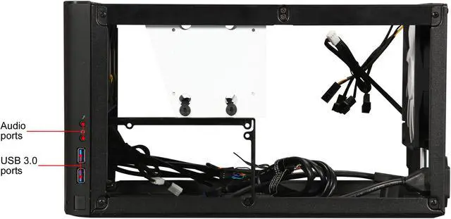 Alt view image 9 of 12 - Fractal Design Node 304 Black Aluminum/Steel Mini-ITX Small Form Factor Computer Case