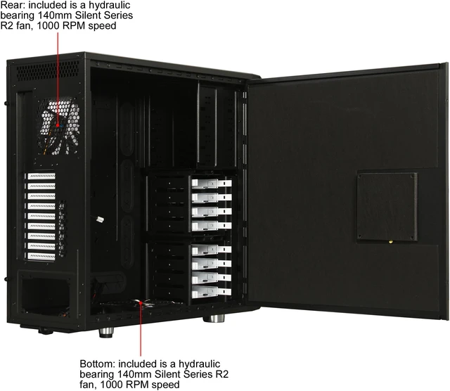 Open Box: Fractal Design Define XL R2 Black Silent EATX Full Tower ...