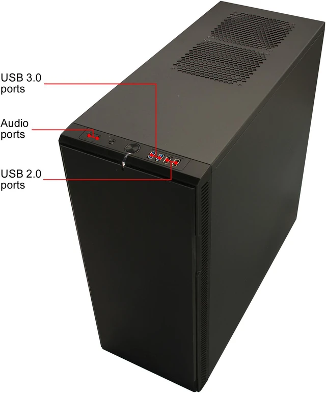 R2 Computer Case Open Box: Fractal Design Define XL R2 Black Silent EATX Full Tower ...