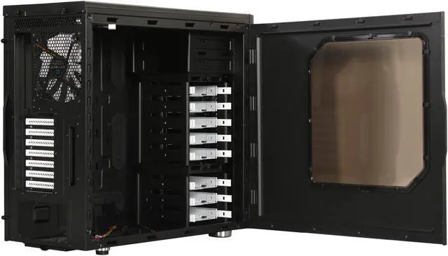 Alt view image 5 of 10 - Fractal Design Arc Midi R2 Black Window High-Airflow ATX Midtower Computer Case