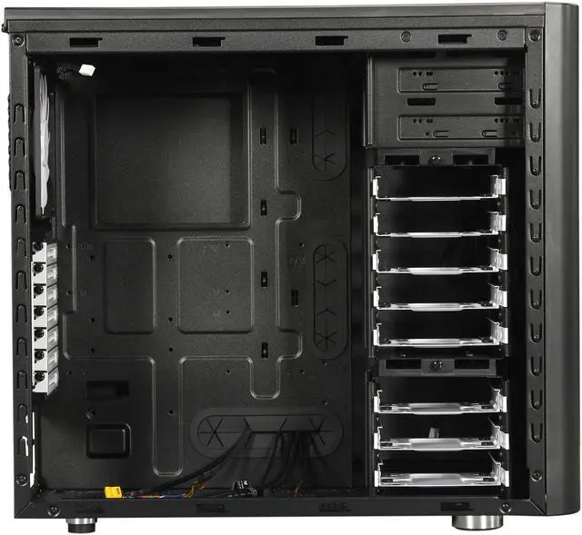 Alt view image 6 of 10 - Fractal Design Arc Midi R2 Black Window High-Airflow ATX Midtower Computer Case