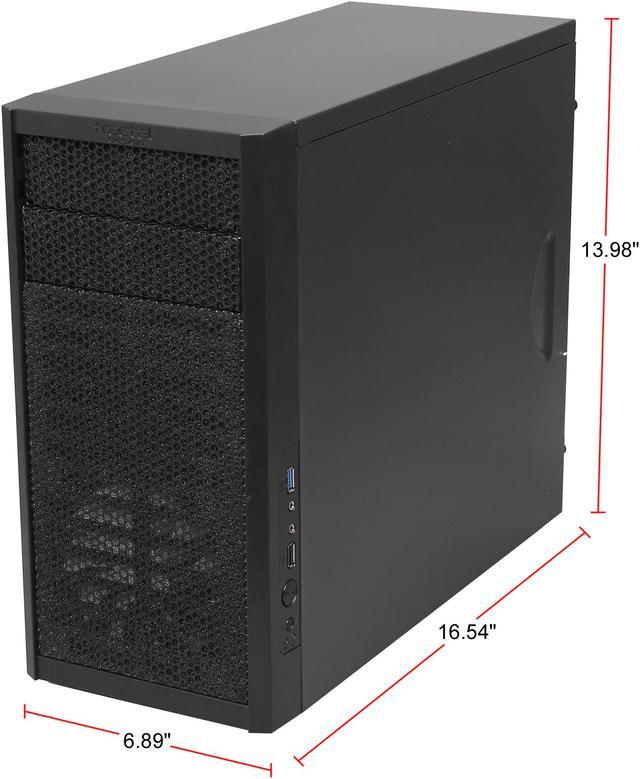 Alt view image 4 of 13 - Fractal Design Core 1000 Black Micro ATX Mini Tower Computer Case