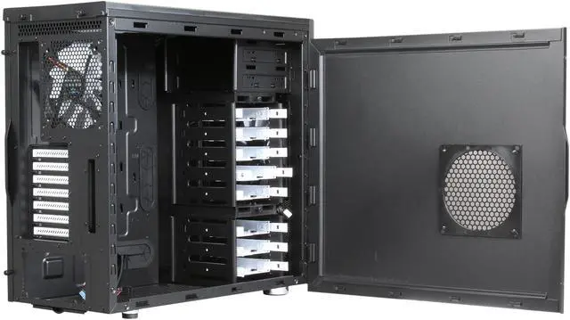 Alt view image 5 of 10 - Fractal Design Arc Midi R2 Black Steel ATX Mid Tower Computer Case