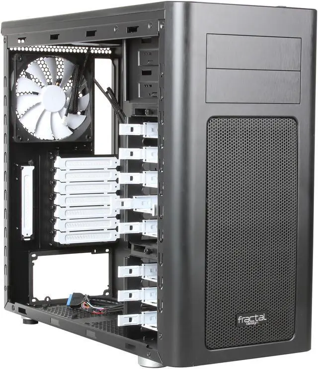 Alt view image 7 of 10 - Fractal Design Arc Midi R2 Black Steel ATX Mid Tower Computer Case
