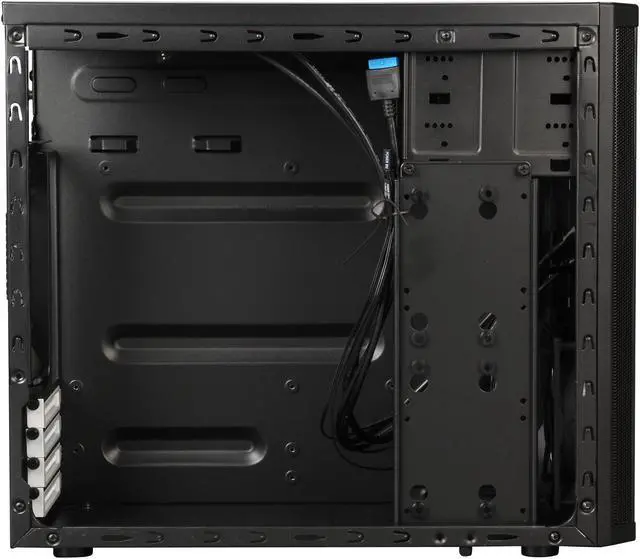 Alt view image 7 of 11 - Fractal Design Core 1100, Black, Micro ATX, Mini Tower, Computer Case