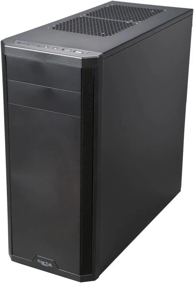 Alt view image 3 of 9 - Fractal Design Core 2300 Black Compact ATX Midtower Computer Case