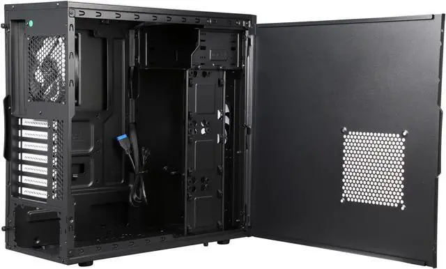 Alt view image 5 of 9 - Fractal Design Core 2300 Black Compact ATX Midtower Computer Case