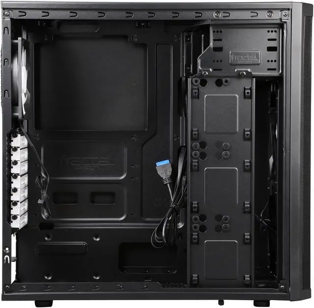 Alt view image 6 of 9 - Fractal Design Core 2300 Black Compact ATX Midtower Computer Case