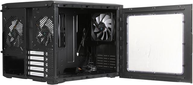 Alt view image 7 of 14 - Fractal Design Node 804 Black Window Aluminum/Steel Micro ATX Cube Computer Case