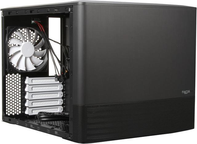 Alt view image 11 of 14 - Fractal Design Node 804 Black Window Aluminum/Steel Micro ATX Cube Computer Case
