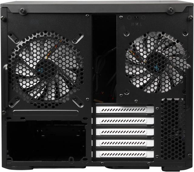 Alt view image 12 of 14 - Fractal Design Node 804 Black Window Aluminum/Steel Micro ATX Cube Computer Case