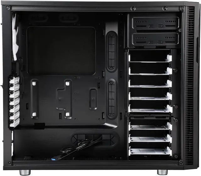 Alt view image 6 of 9 - Fractal Design Define R5 FD-CA-DEF-R5-TI-W Titanium ATX / Micro ATX Mid Tower Computer Case