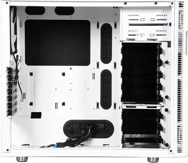 Alt view image 6 of 10 - Fractal Design Define R5 White Silent ATX Midtower Computer Case