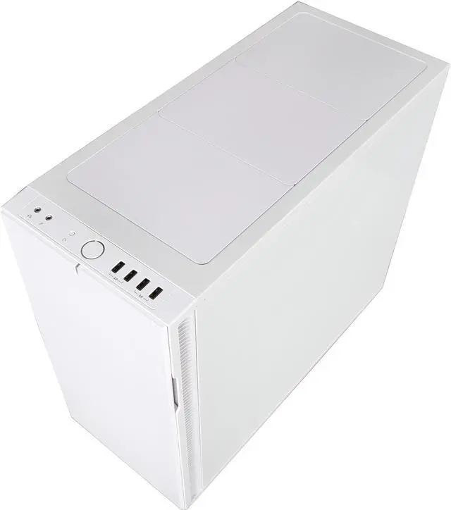Alt view image 8 of 10 - Fractal Design Define R5 White Silent ATX Midtower Computer Case