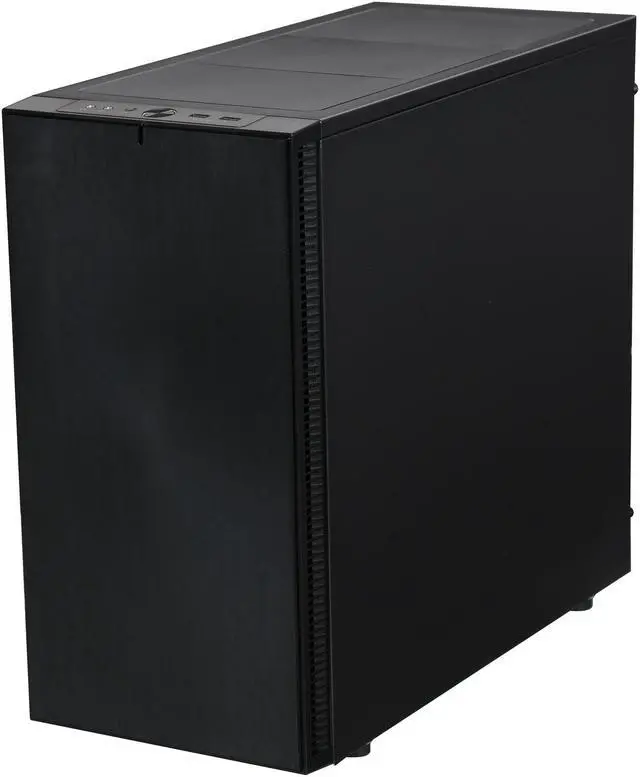 Alt view image 3 of 10 - Fractal Design Define S Black Silent ATX Midtower Computer Case
