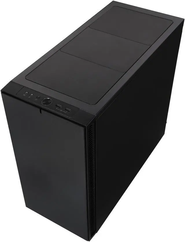 Alt view image 8 of 10 - Fractal Design Define S Black Silent ATX Midtower Computer Case