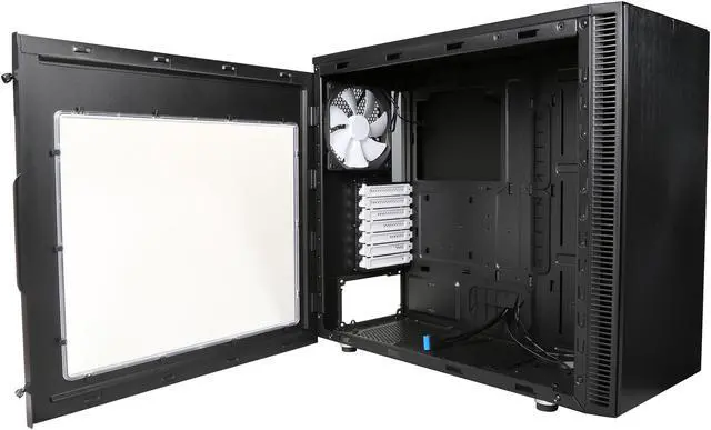 Alt view image 5 of 10 - Fractal Design Define S Black Window Silent ATX Midtower Computer Case