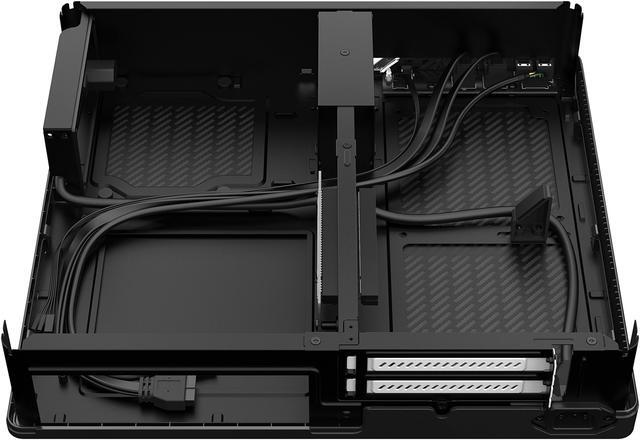 Alt view image 7 of 13 - Fractal Design Node 202 Black Slim Profile Mini-ITX Computer Case