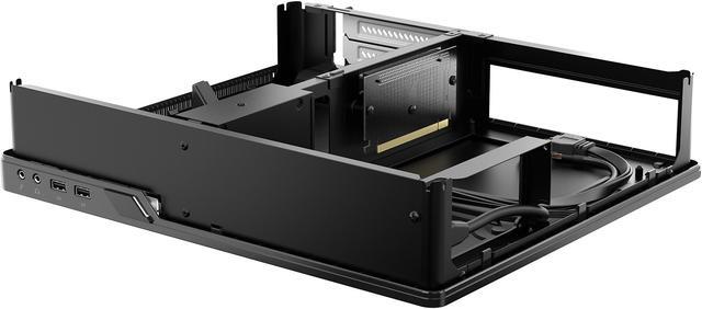 Alt view image 10 of 13 - Fractal Design Node 202 Black Slim Profile Mini-ITX Computer Case