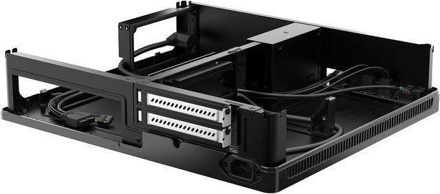 Alt view image 11 of 13 - Fractal Design Node 202 Black Slim Profile Mini-ITX Computer Case