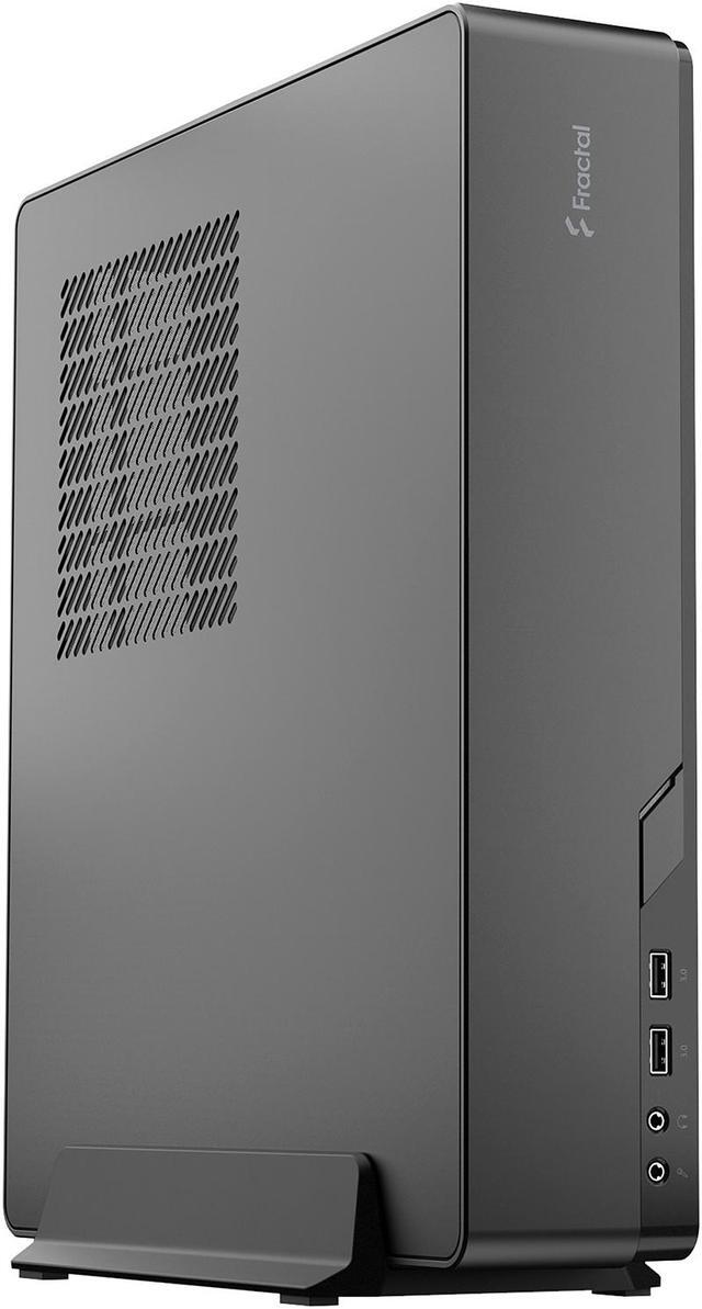 Alt view image 12 of 13 - Fractal Design Node 202 Black Slim Profile Mini-ITX Computer Case